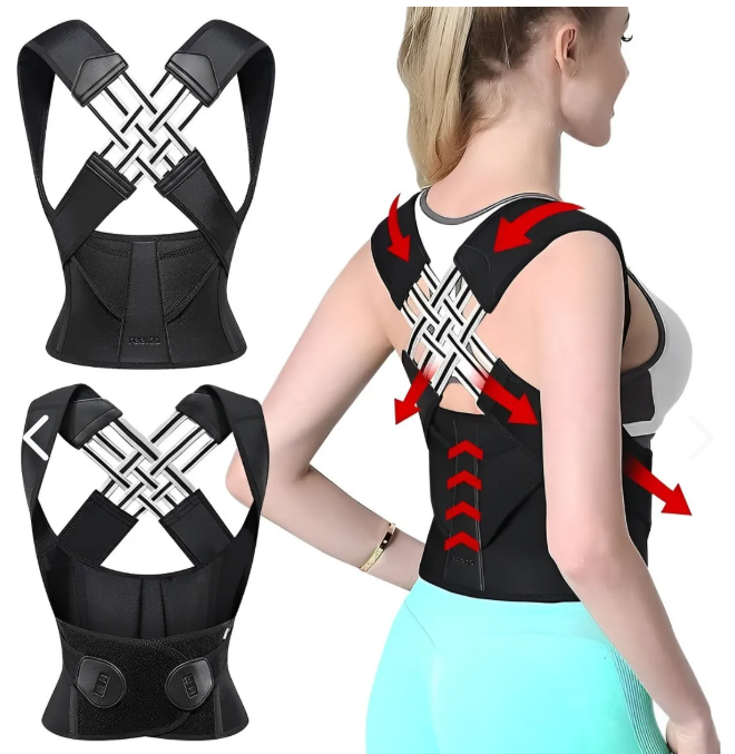 Vista 2 de CORRECTOR DE POSTURA ORTOPEDICO AJUSTABL - Talla: S-M